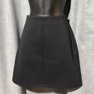H&M Sleek Black Mini Skirt